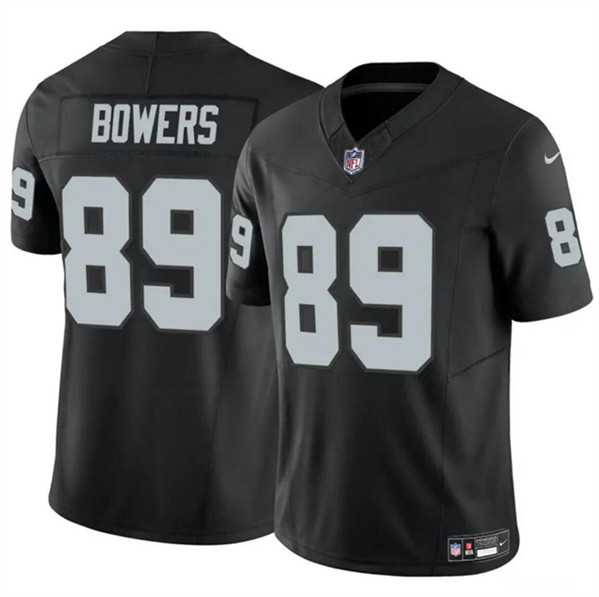 Men & Women & Youth Las Vegas Raiders #89 Brock Bowers Black 2024 Draft F.U.S.E. Vapor Stitched Jersey->kansas city chiefs->NFL Jersey
